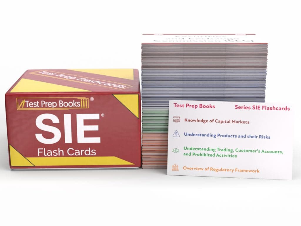 SIE Exam Prep Study Cards: SIE Test Prep 2026-2027 with Practice Questions for the Securities Industry Essentials Exam [Full Color Cards]
