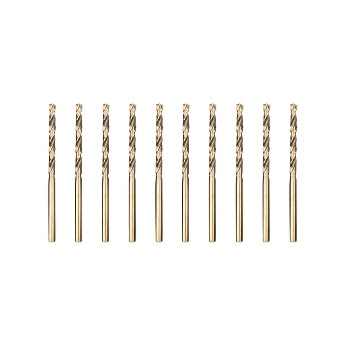 HSS Cobalt Jobber Drill Bit 10pcs 1.5mm Twist Drill Bit for Drilling Stainless Steel and Metal