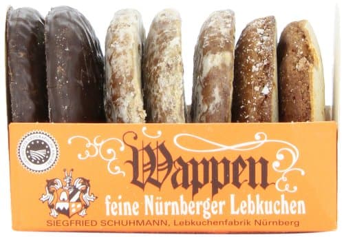 Schuhmann Assorted Lebkuchen Rounds, 7-Ounces (Pack of 7)