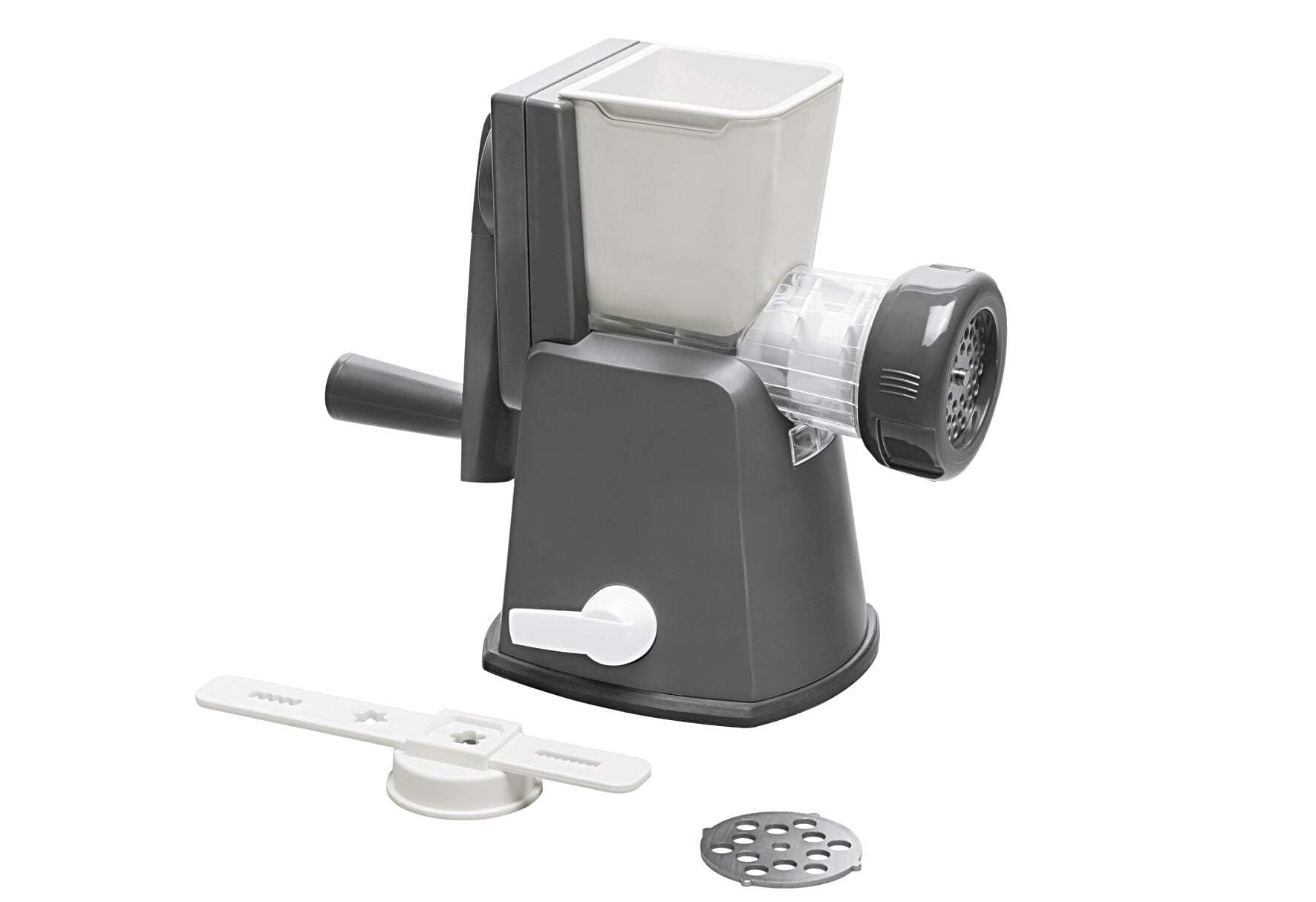 Meat mincer Base&Soul grey/white, 20 x 15 x 10 cm