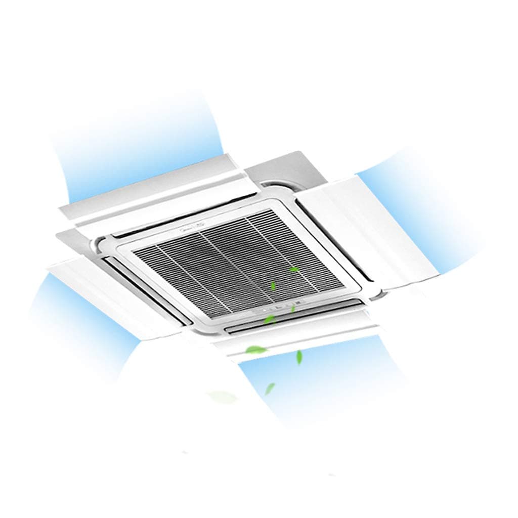 sxyp Air Conditioner Deflector For Ceiling Central Air Conditioning,Prevent The Cold Air From Blowing Straight,Angle Adjustable,Easy Installation,Bi-Shaped Steel Baffle