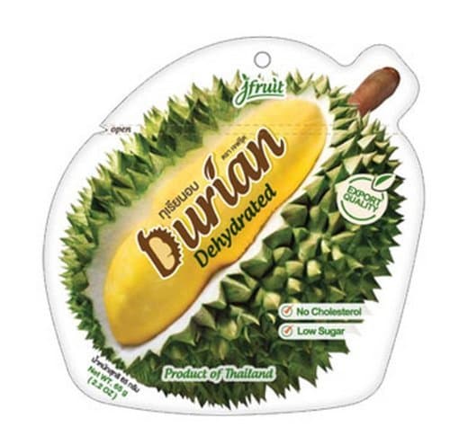Freeze Dried Fruit Bulk , Durian / Jackfruit / Cantaloupe / Coconut / Mango - 65g (2.29 Oz) (Durian)