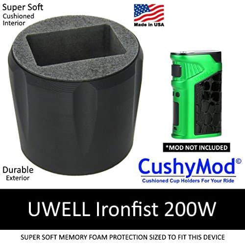 UWELL Ironfist 200W CUP HOLDER by CushyMod iron fist cover wrap skin sleeve case car mod vape kit