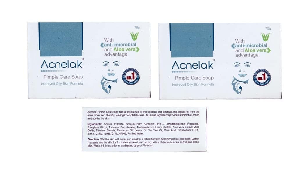 Acnelak Pimple Care Soap Pack of 2
