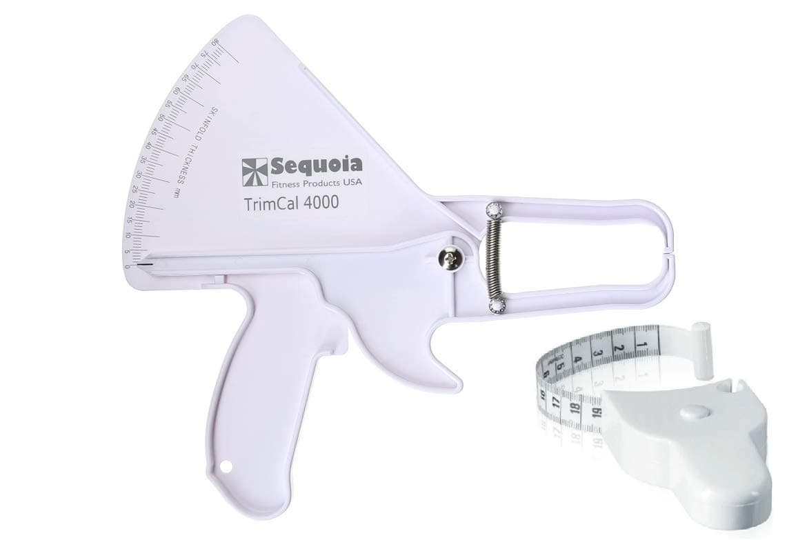 Sequoia Trimcal Dual Spring Fat Caliper and Body Measure Tape Kit (White)