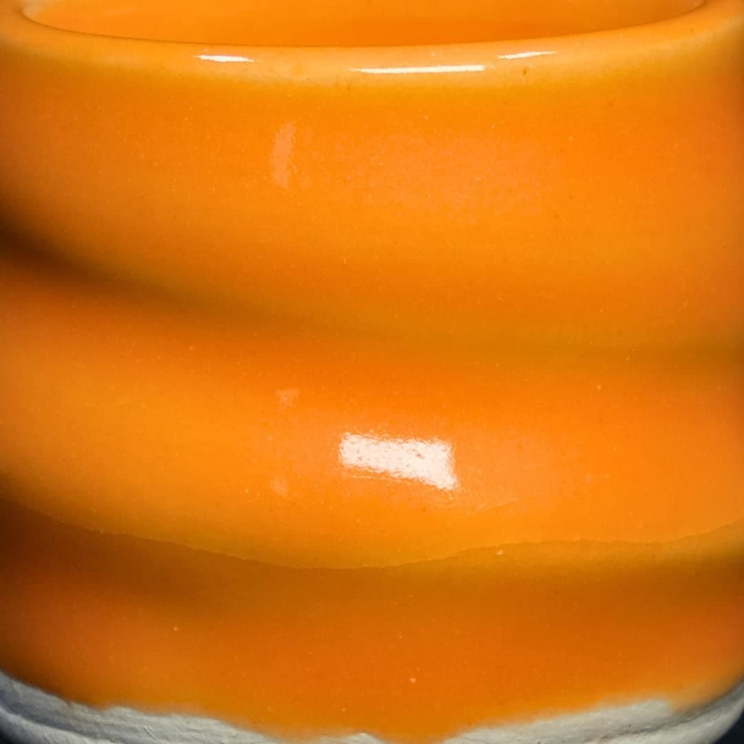 Penguin's Choice Series - Orange - Low Fire Glaze Cone 06-04 for Low Fire Clay - Ceramic Glaze Pottery (1 Pint | 16 oz | 473 ml)