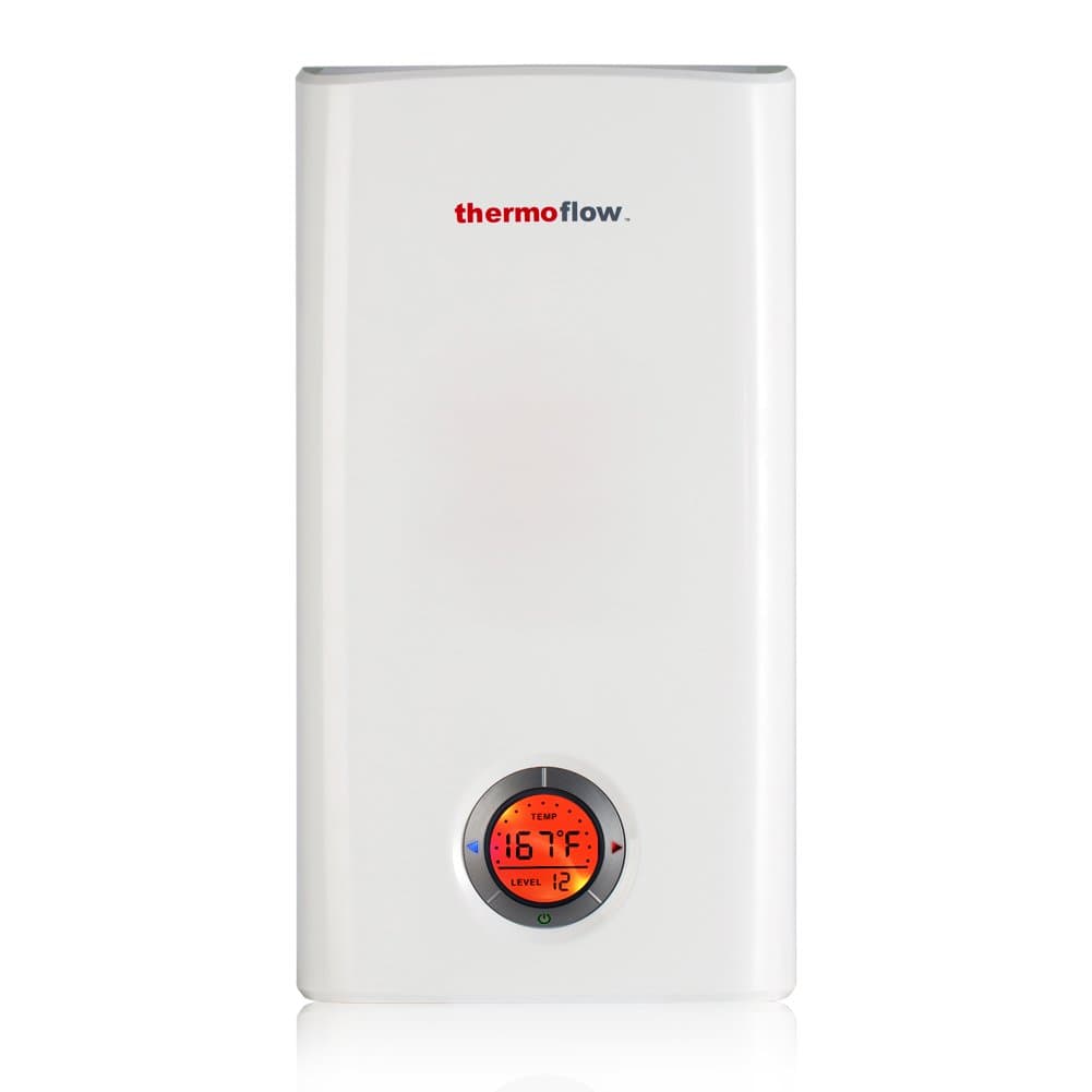Thermoflow Elex 18 Electric Tankless Water Heater,18kW at 240 Volts, Instant Hot Water Heater with Self-Modulating Temperature Technology