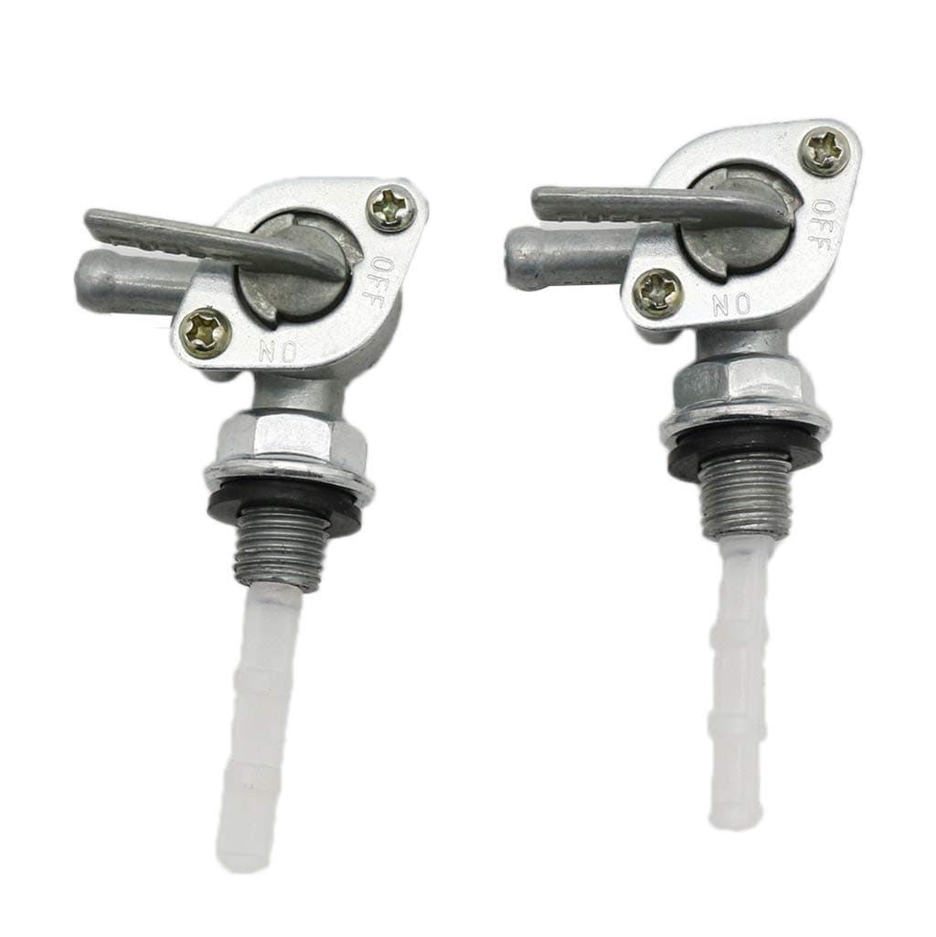 CNCMOTOK 2PCS Zinc Alloy Fuel Tank Shut Off Valve Tap Switch M10X1.25 Compatible with Honda EU1000i EU2000i EU3000i Champion Yamaha EF2000iSv2 Generator