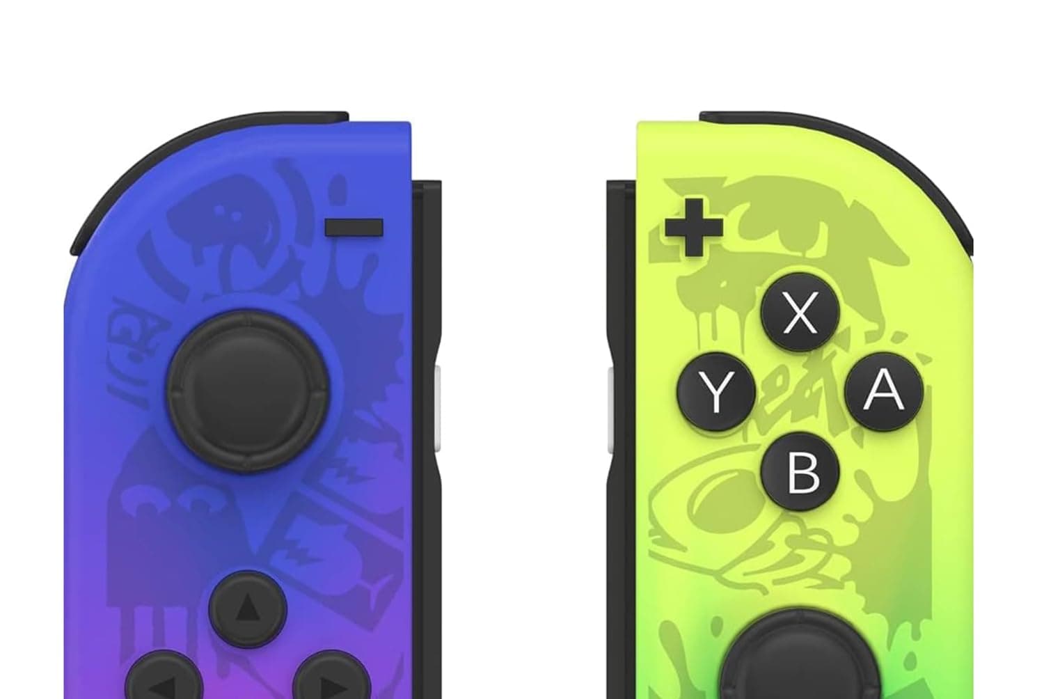 ZAROBO Wireless for N/S Controllers Compatible with N/S Console/Lite/OLED,Replacement for Joy Cons L/R Joystick Gamepad with Dual Motor/6-Axis Gyro/Wake-up/Screenshot Function-1