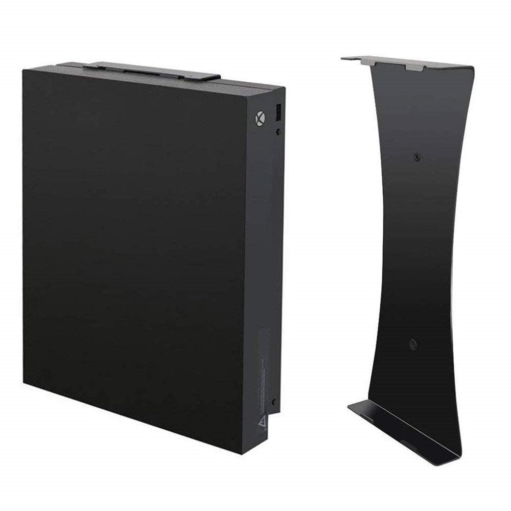 Black Vertical Wall Mount Compatible with Xbox One X Console, Xbox One X Wall Mount,(Only for Xbox One X).