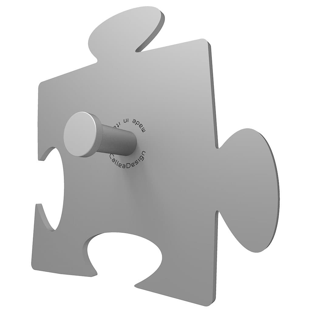 CalleaDesign Puzzle Coat Hanger with 5 Pieces - Pieces 1, 3 and 5: Caffelatte, Pieces 2 and 4: You Choose Canaletto Walnut