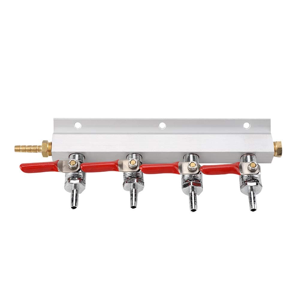 CO2 Manifold - Muti Way Home Co2 Air Gas Manifold Distribution Splitter Beer 4 Way