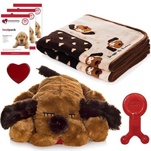 Snuggle Puppy - New Puppy Starter Kit (Brown Mutt) by Smart Pet Love