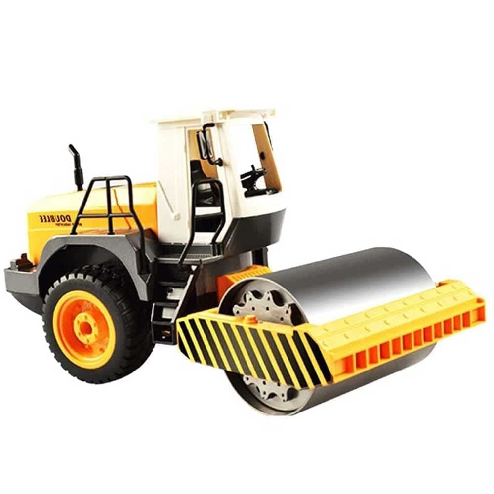 RC Cars Construction Vehicle Toys RC Road Roller Construction Steamroller Truck Toy For Engineering Vehicles, Toys For Kids And Decoration For House