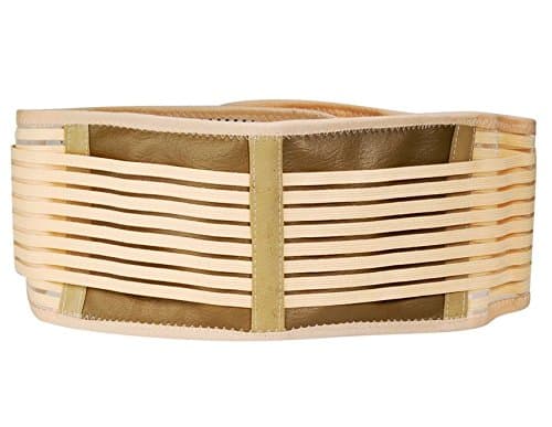 Magnetic Double Pull Thermal-heating Lumbar Back Belt Brace Support Pain Relief