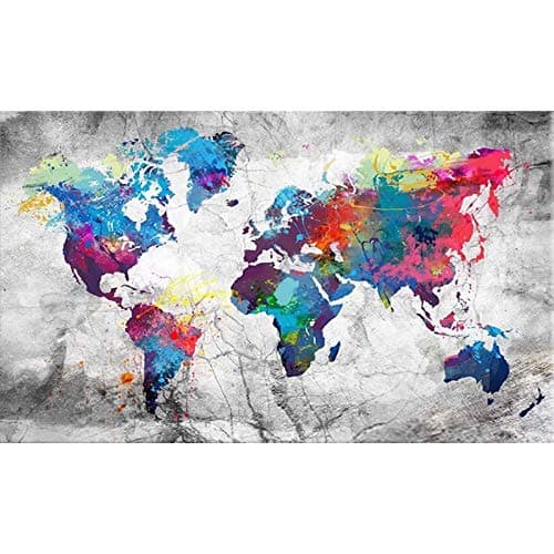 DIY Full Diamond Painting Cross Stitch kit for Adults Home Decoration World Map
