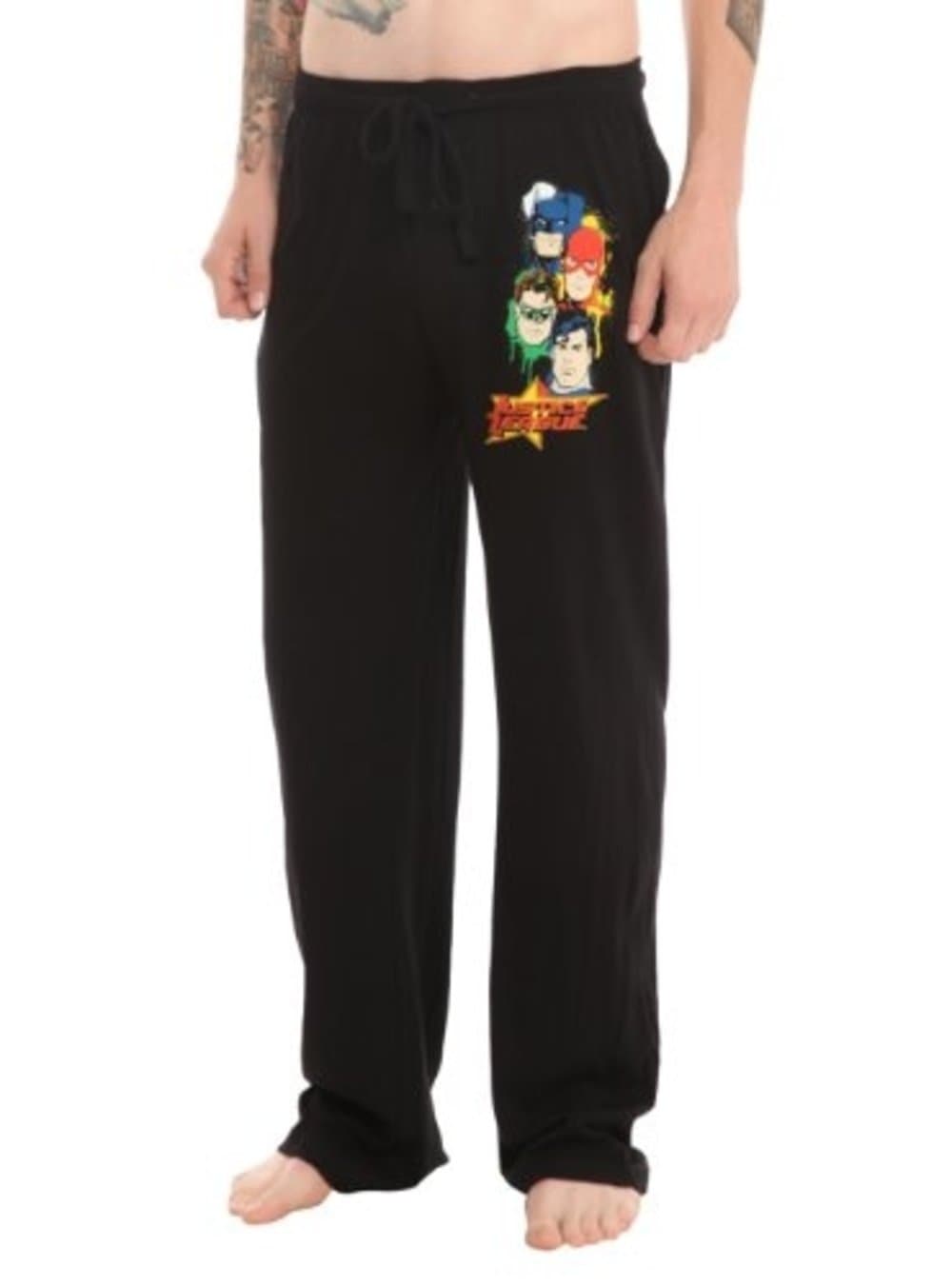 Justice League Superhero Pajama Lounge Pant Batman Flash Superman Green Lantern