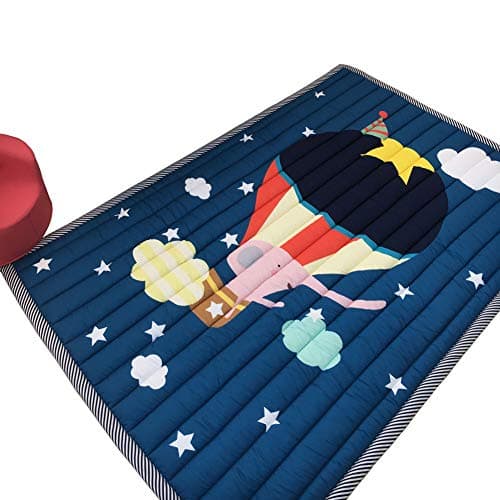 Cusphorn Happy Holiday Non-Slip Kids Play Mats Rugs for Bedroom Living Room Area Rugs Thicken Baby Crawling Floor Mats