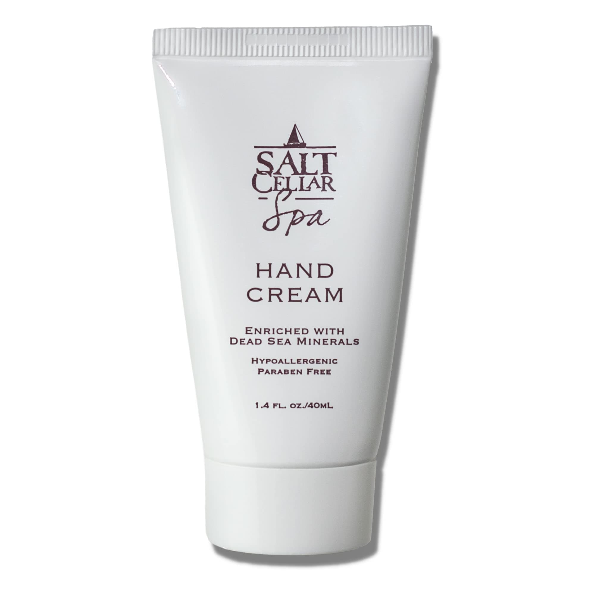 Spa Dead Sea Mineral Hand Cream, Moisturizer Lotion for Dry, Cracked Skin Enriched with Glycerin, Olive Oil, Paraben Free, Fast Absorbing, Travel Size 1.4 FL oz (40 ml)