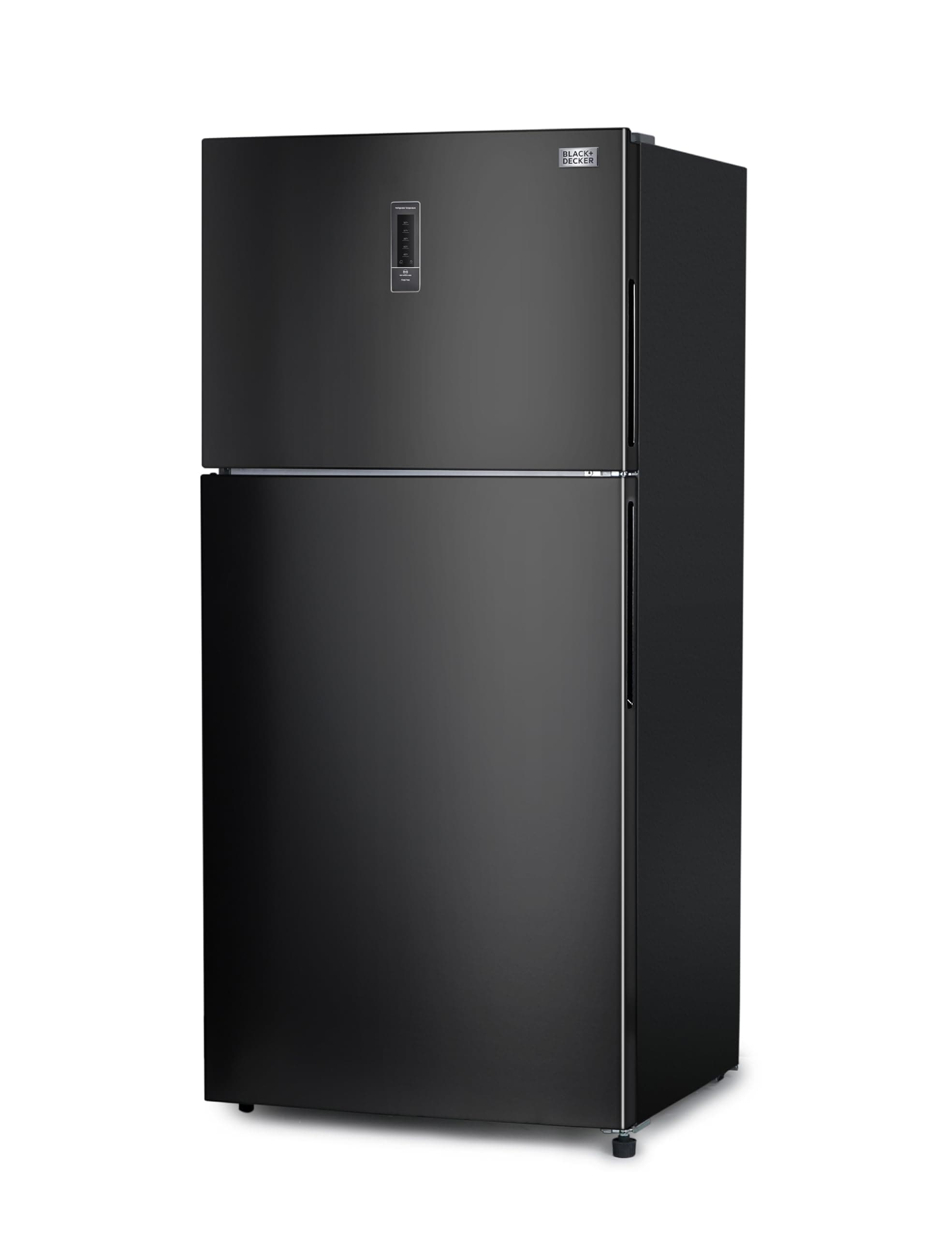 BLACK+DECKER 16.4 Cu. Ft. Top Mount Refrigerator with Freezer, 2 Door Fridge with Separate Temperature Controls, Auto Defrost, Full Size Kitchen Appliance For Homes and Apartments, BR1640KB, Black