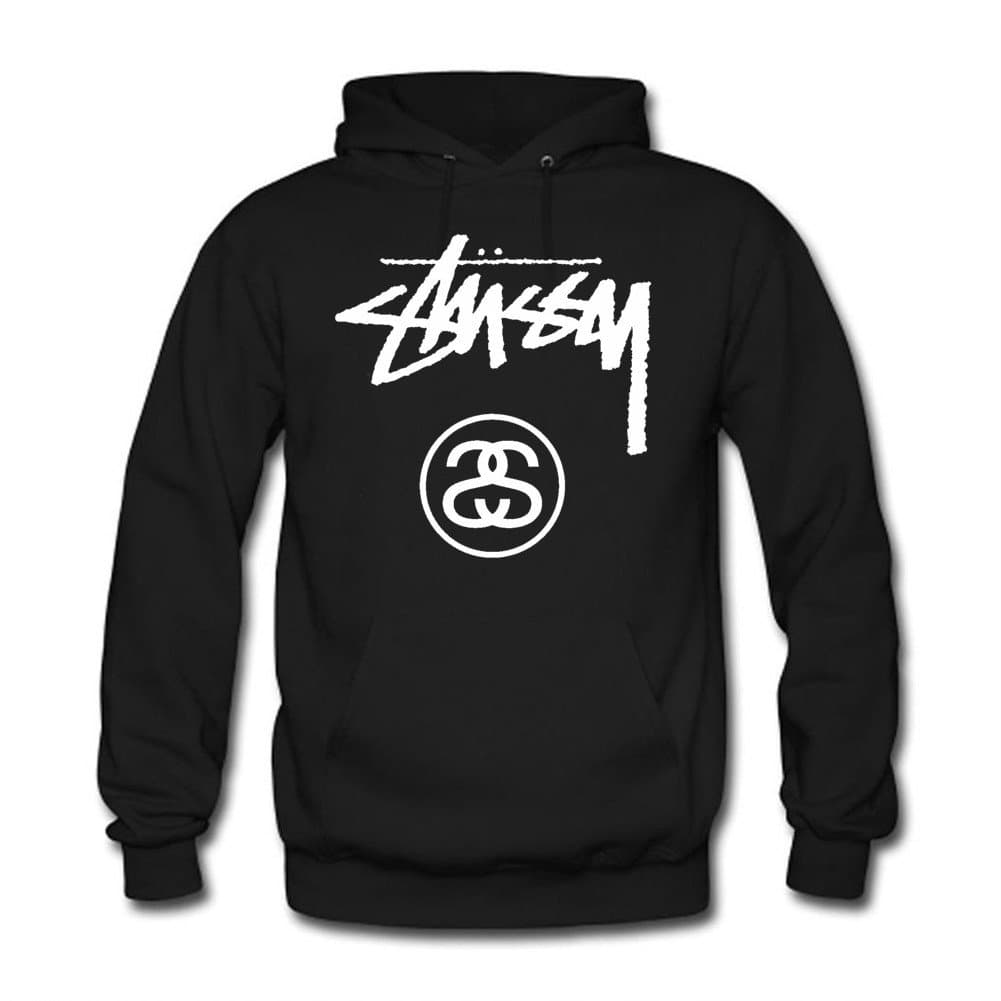 Stussy Logo Men's Hoodie - black - Large