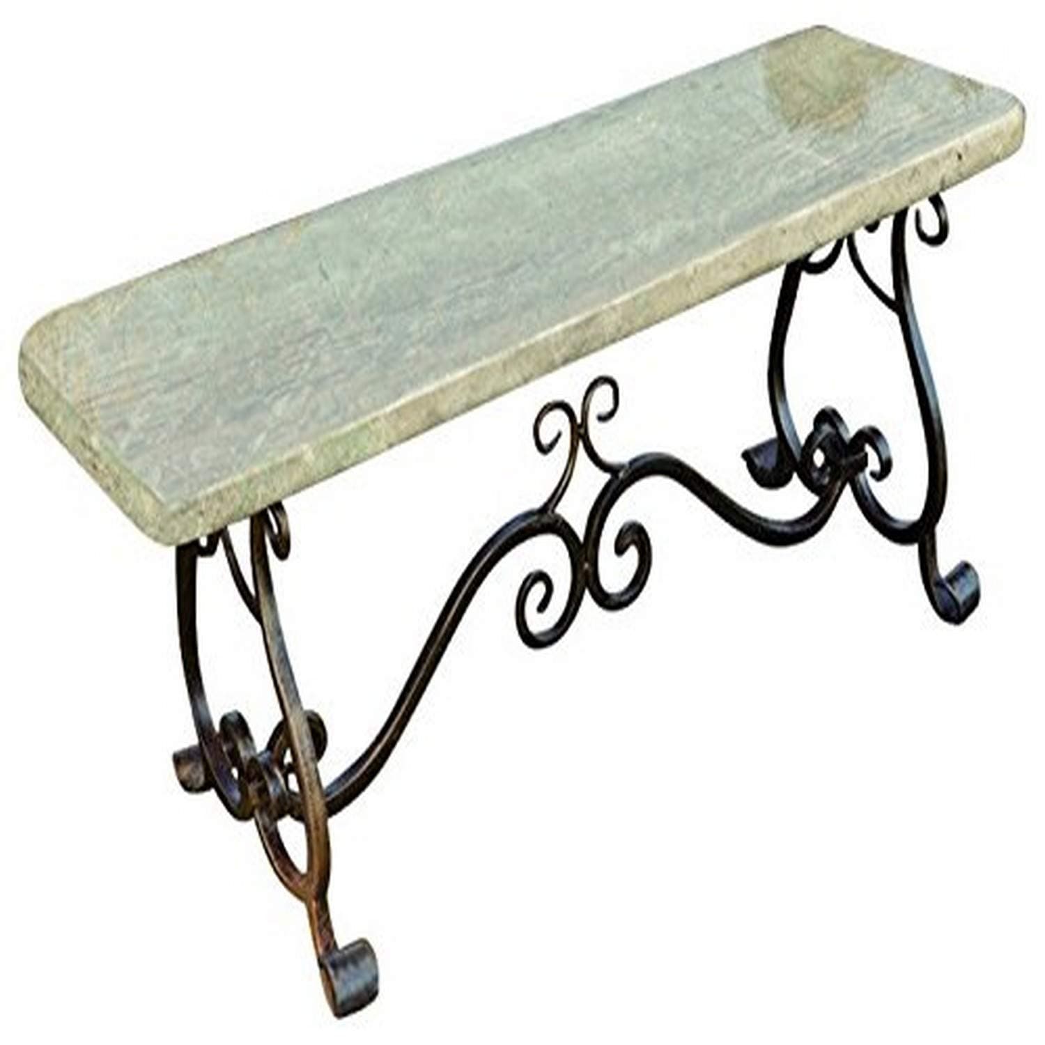BE-ME-JA Granite Melody Bench, Jade