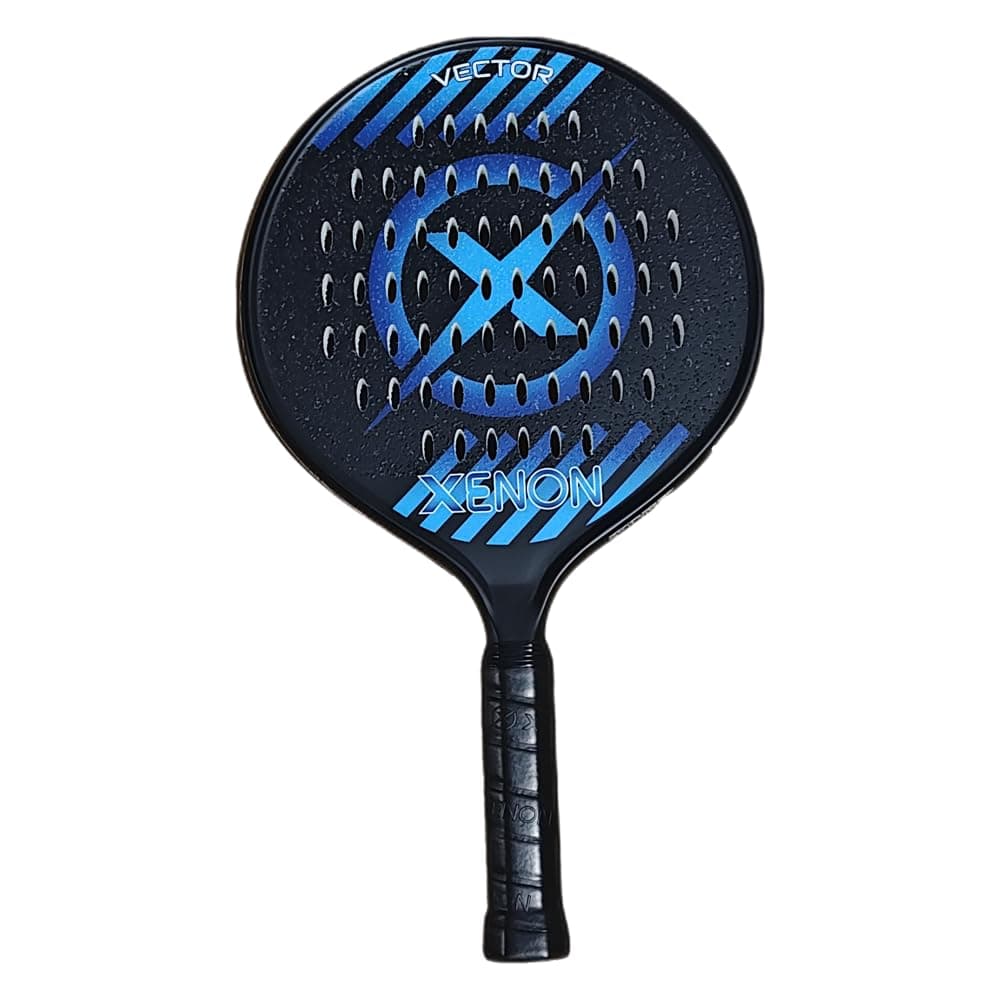 Vector Spin Max Platform Tennis Paddle by Xenon Paddle, Oversize Head, Even Balance Point, Medium Firmness Foam Core, Power and Control, 4.25” Grip