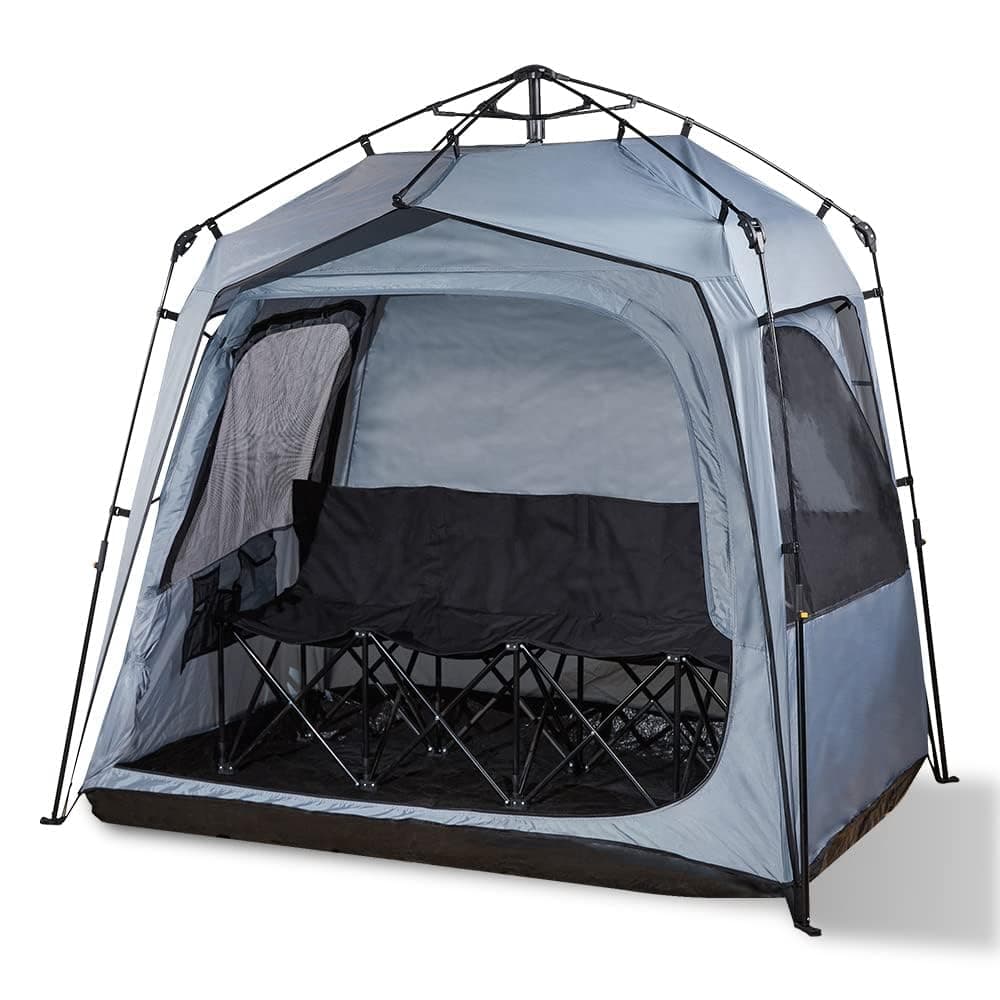 FofanaMultiPod - Pop-Up All-Weather Sports Tent - Multipurpose Pod 270 View Multi-Person - Sports Mom and Dad Essentials