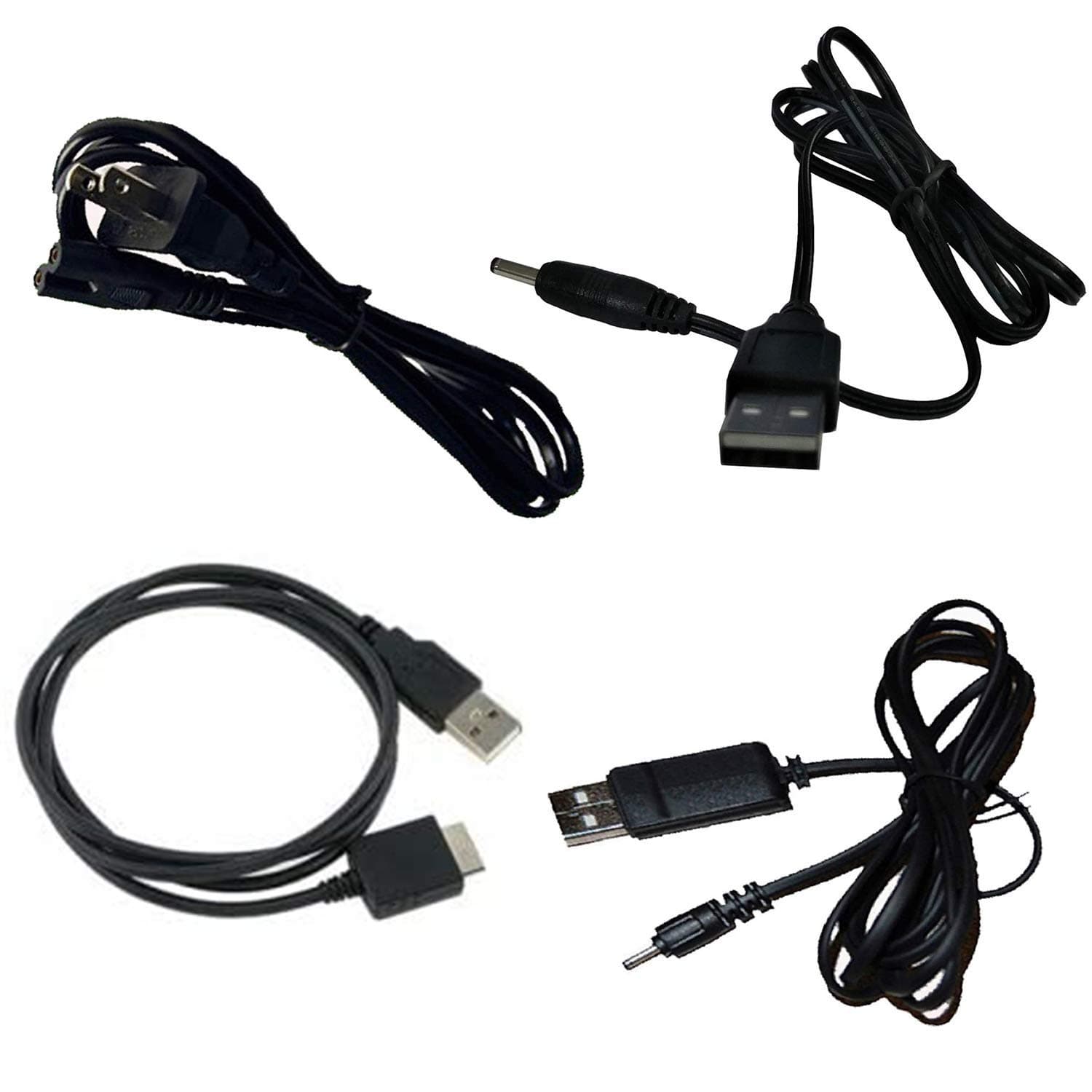 tecmac New AC Power Cord Outlet Socket Cable for JVC Ultra Compact Component Stereo System CD Player Series: FS-Y1 CA-FSY1 FS-1000 FS-2000 FS-6000 FS-7000 FS-SD7 FS-SD9 FS-SD550 FS-SD770 FS-SD990