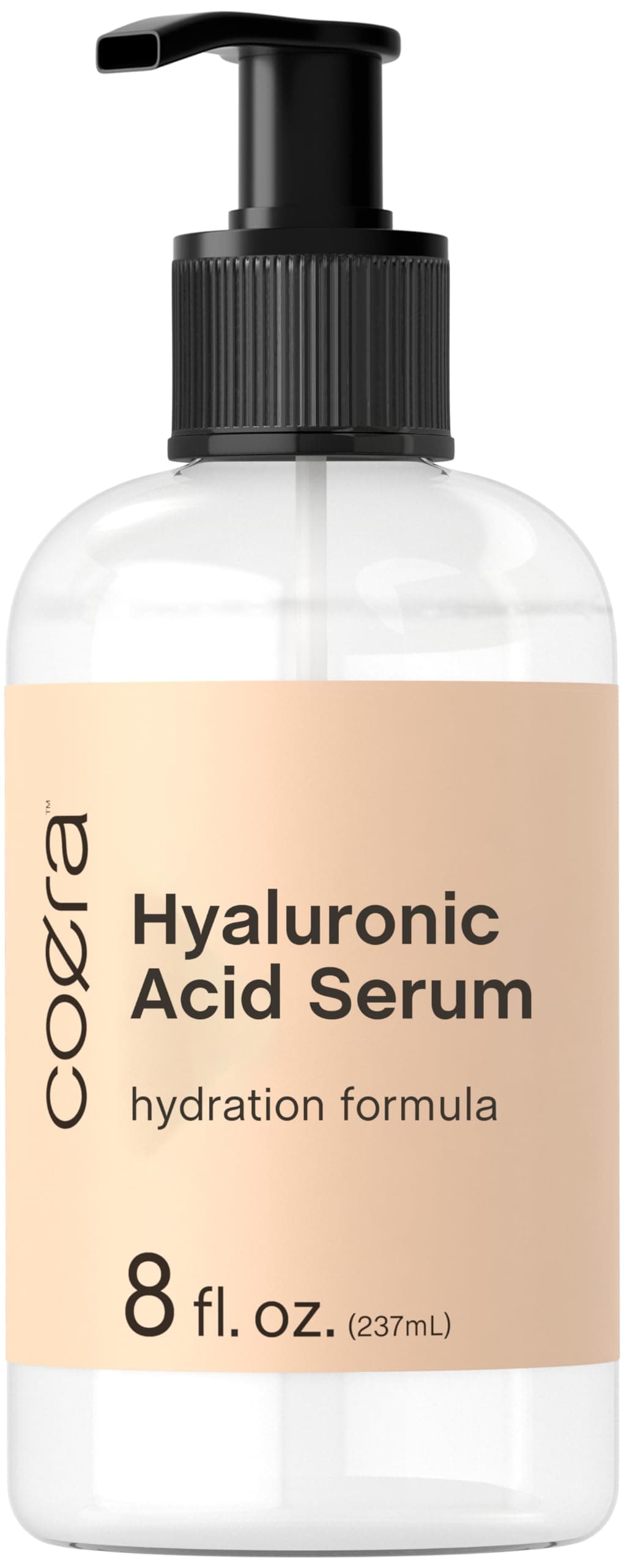 Coera Hyaluronic Acid Serum | 8 fl oz | Moisturizing and Hydrating | For Face, Skin, Hair & Nails | Paraben & SLS Free