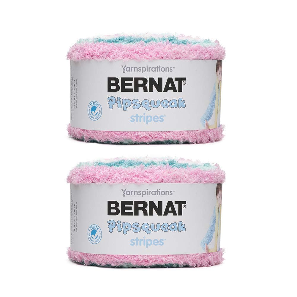 Bernat Pipsqueak Stripes Yarn, Playdate 2-Pack