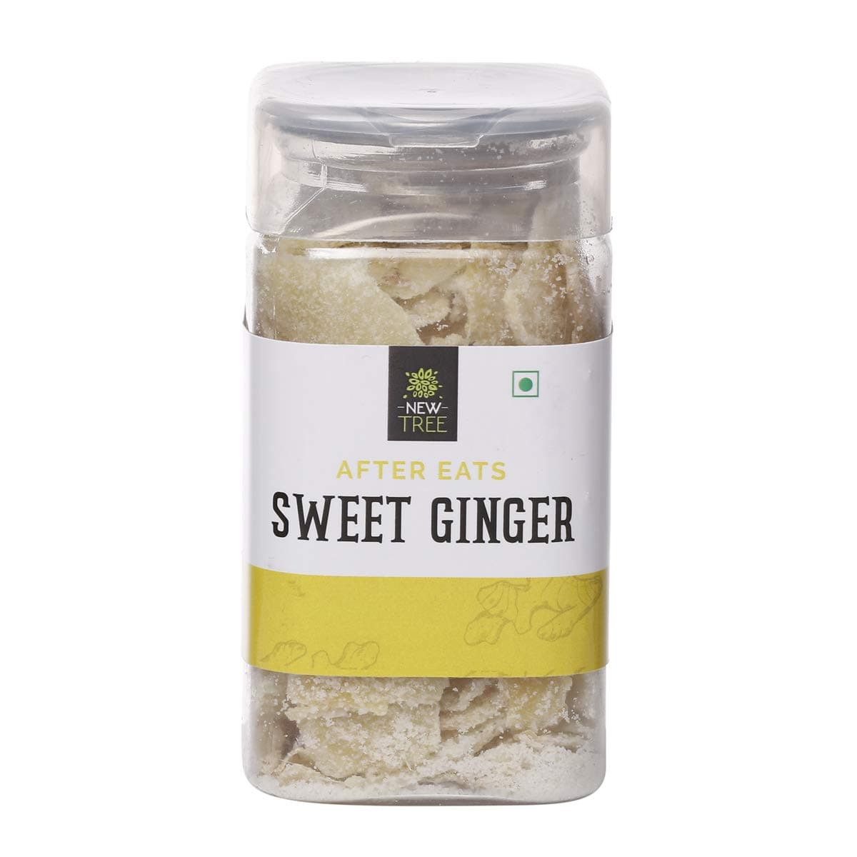 New Tree Sweet Ginger Slices After Eat (Mouth Freshener),150 Gram, Flavoured Sugar Candy Ii Sweet & Chatpata Candy Ii