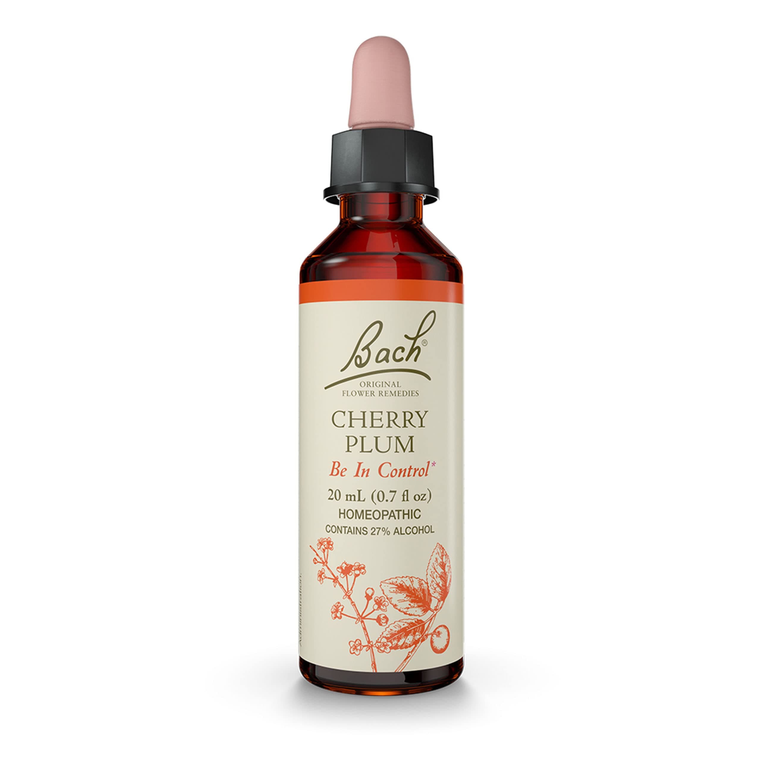 Bach Flower Essences Flower Essence Cherry Plum, 20 Ml (Parallel Import)