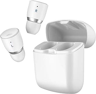 Melomania 1+ True Wireless Earbuds - Bluetooth 5.0, Hi-Fi Sound, In Ear Headphones for iPhone and Android with Charging Case and App Control (White)