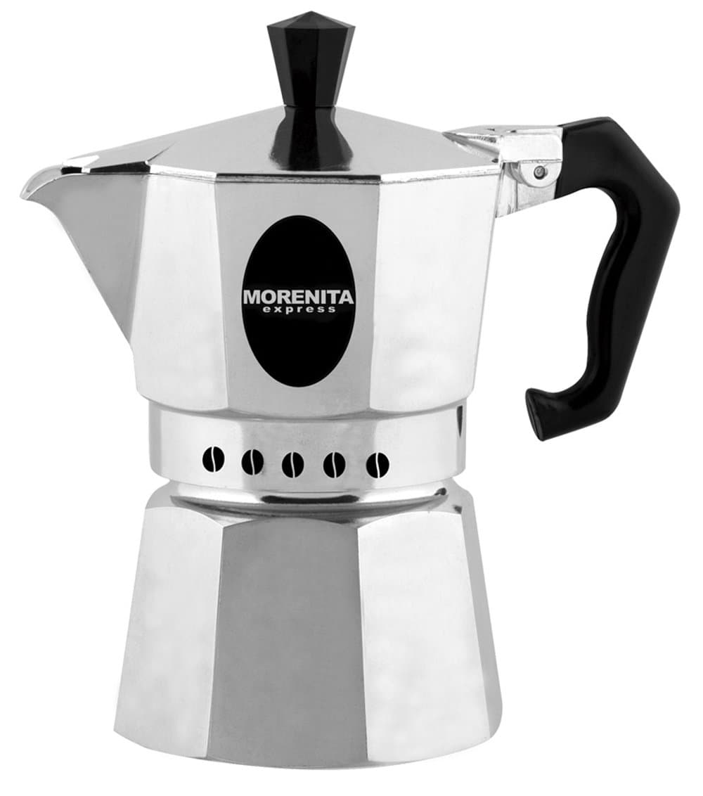 Aeternum 5972 Morenita Aluminium Espresso Maker 3 Cup, Silver