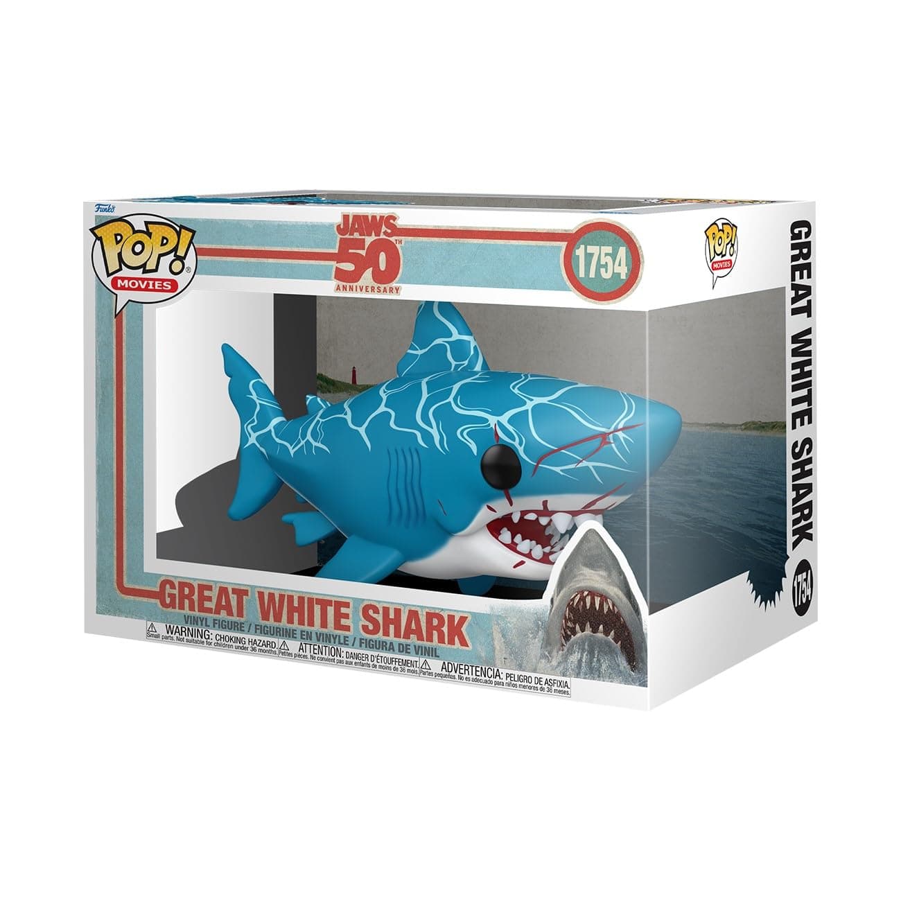Funko Pop! Movies: Jaws – 6" GWS - (Retro) - Collectable Vinyl Figure - Gift Idea - Official Merchandise - Toys for Kids & Adults - Horror Fans - Model Figure for Collectors and Display