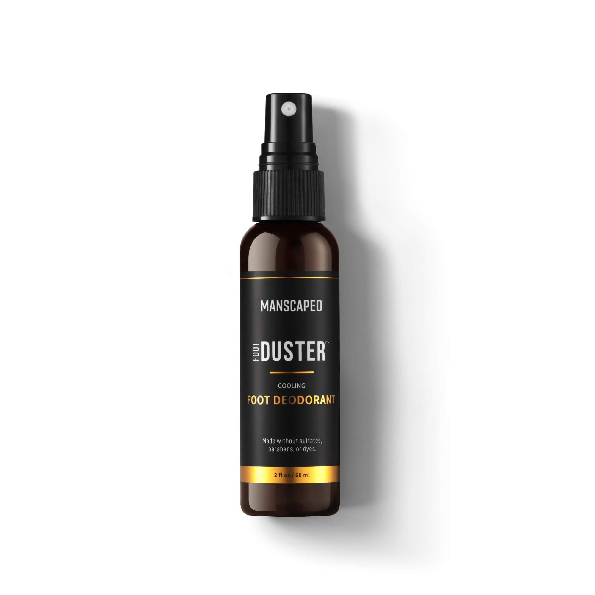 MANSCAPED™ The Foot Duster™, Men's Cooling Foot Deodorant Spray, Featuring Tea Tree Oil and Our Signature MANSCAPED™ Scent