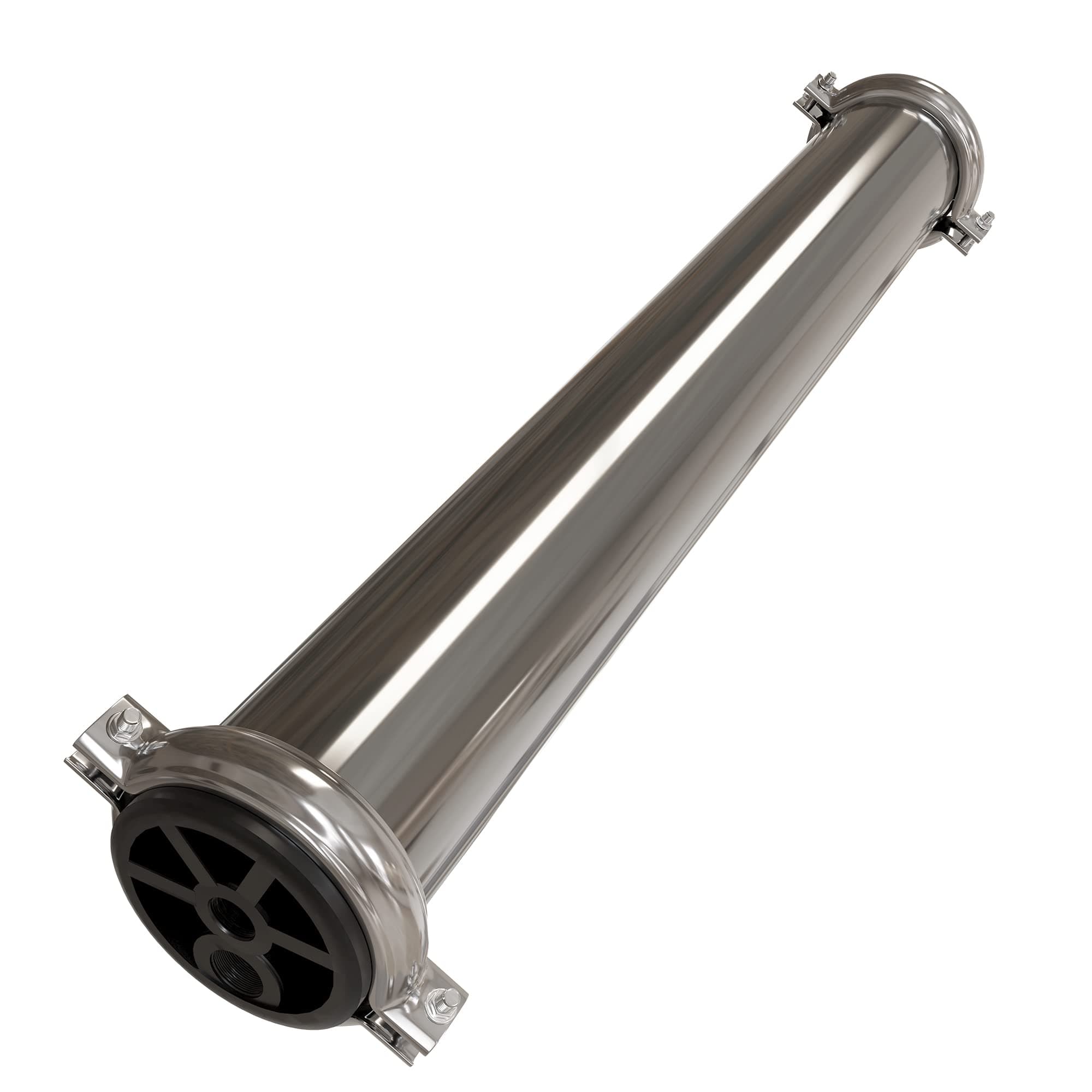 Max WaterHeavy Duty - Reverse Osmosis 4040 Membrane Housing - 4" x 40" Good for Industrial use - 4040 housing