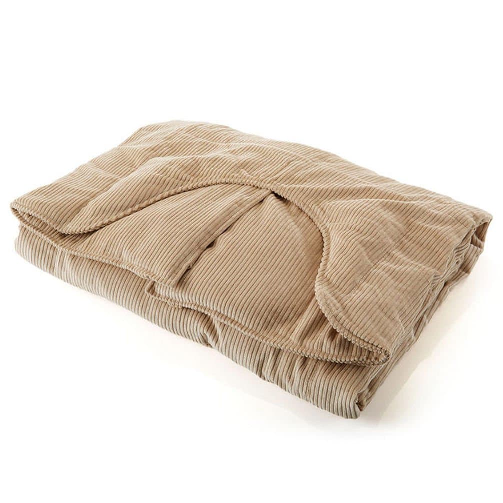 Sleep Tight Weighted Blanket XL 25 pound beige 141 pounds 57" X 80"