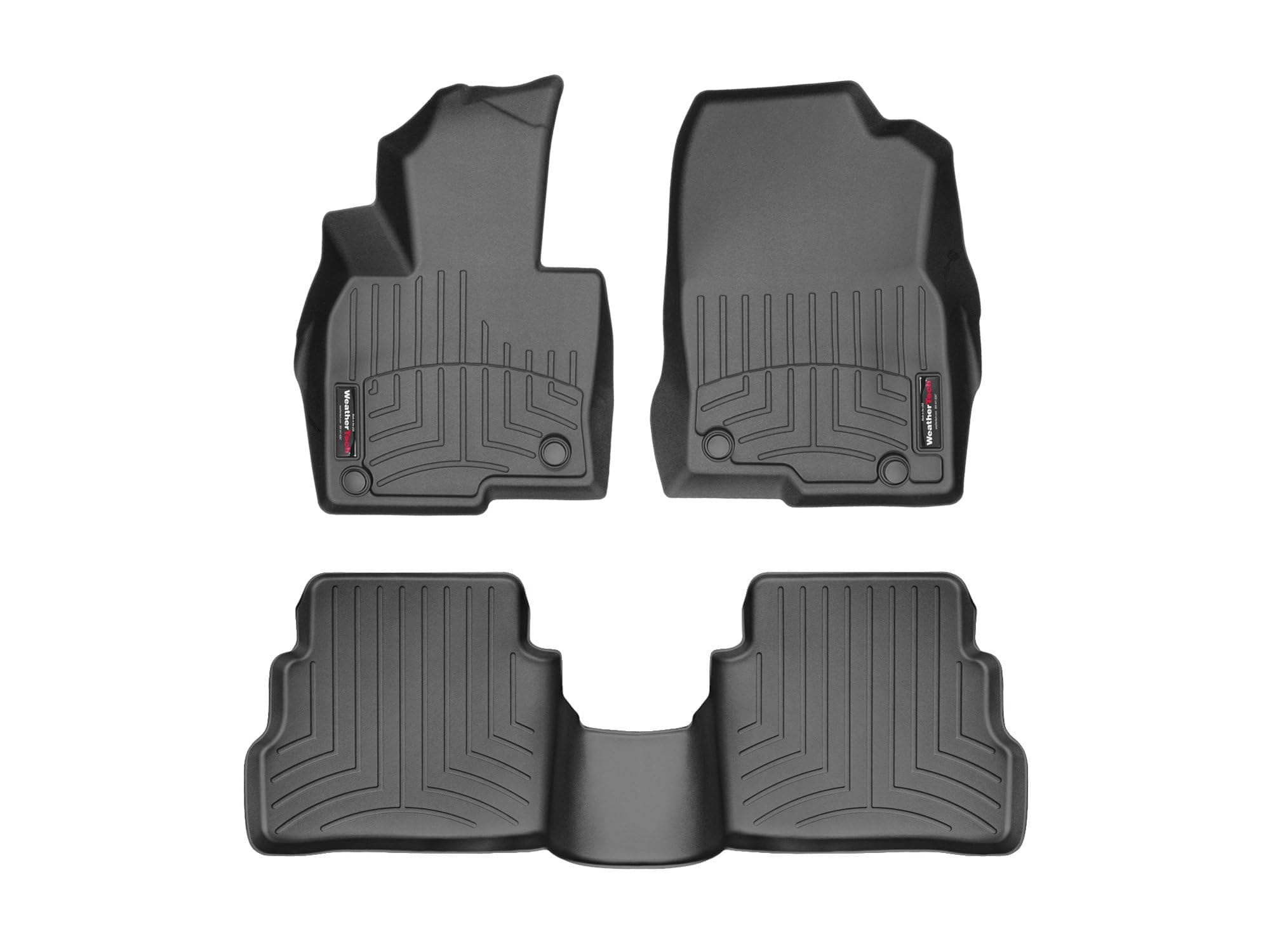 - WeatherTech Custom Fit FloorLiners for Mazda CX-5-1st & 2nd Row (4411871-444192), Black