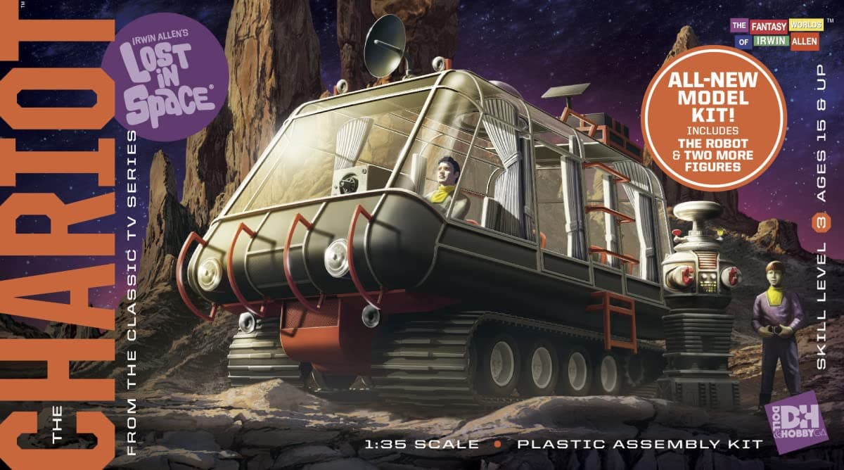The Chariot from Lost in Space 1:35 Scale (DHG-1410) Doll & Hobby Model Kit