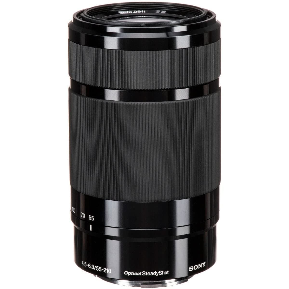 55-210 mm/F 4,5-6,3 OSS 55 mm-Lens, Black