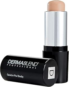 Quick-Fix Body Makeup Full Coverage Foundation Stick, Water-Resistant Body Concealer for Imperfections & Tattoos, 0.42 Oz