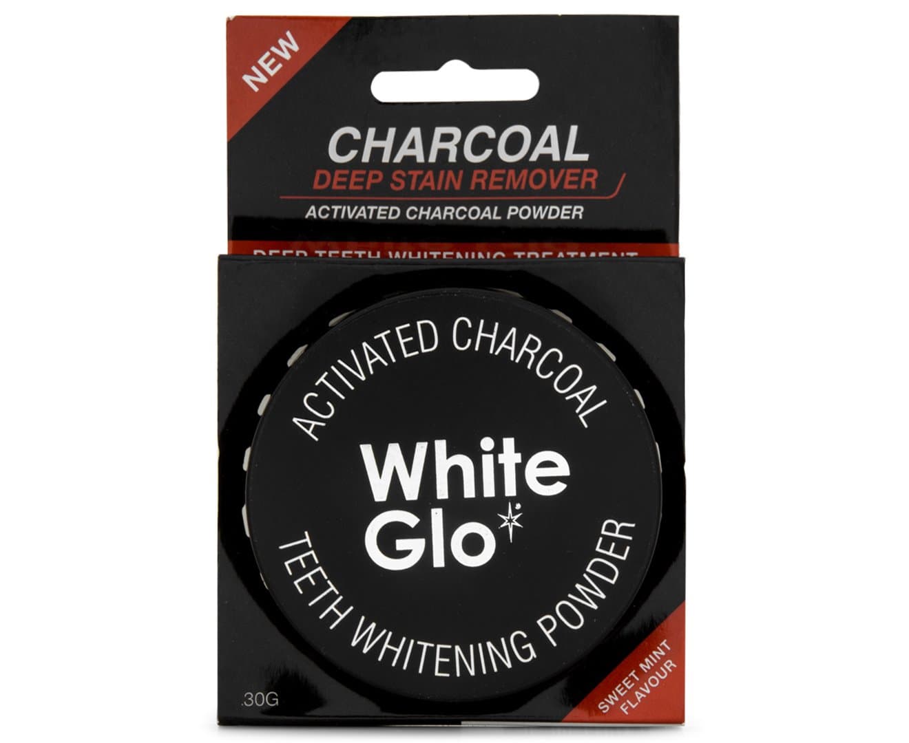White Glo Activated Charcoal Teeth Polishing Powder 30g