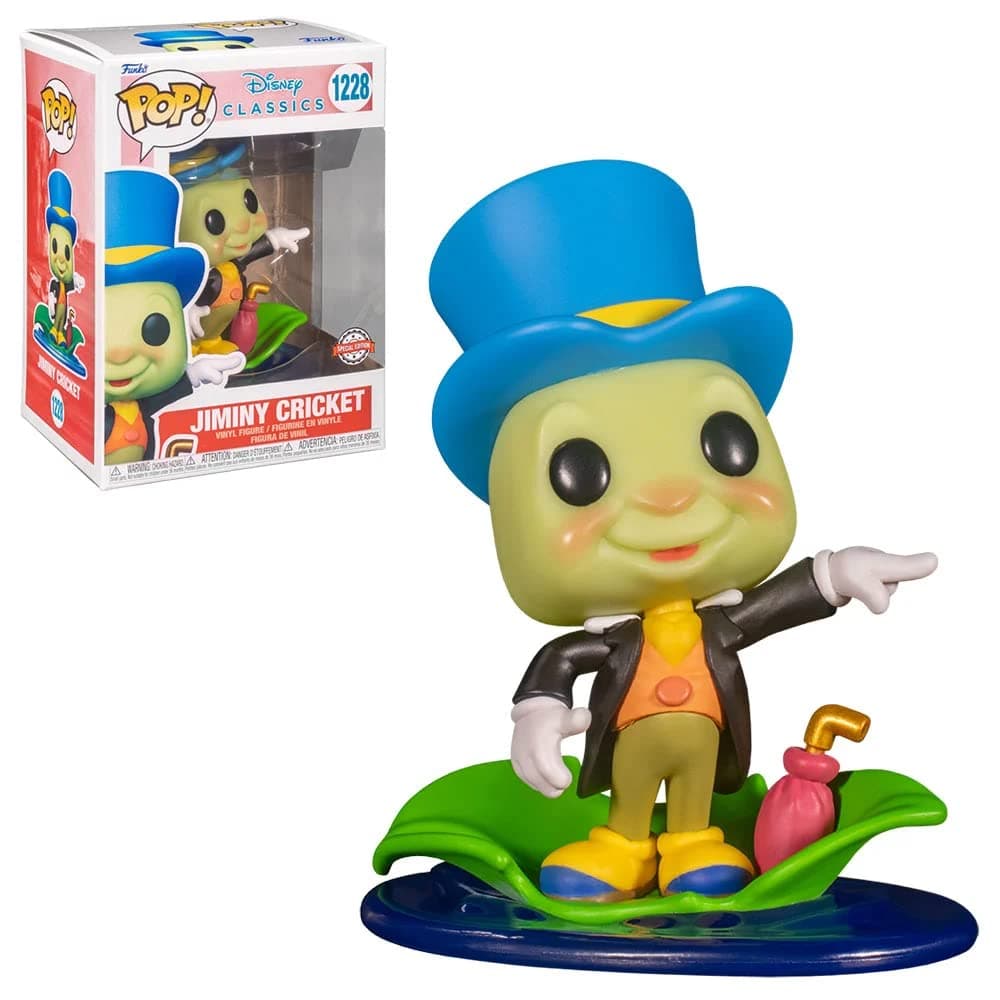 Pop! Pinocchio 1228 - Jiminy Cricket on Leaf Special Edition