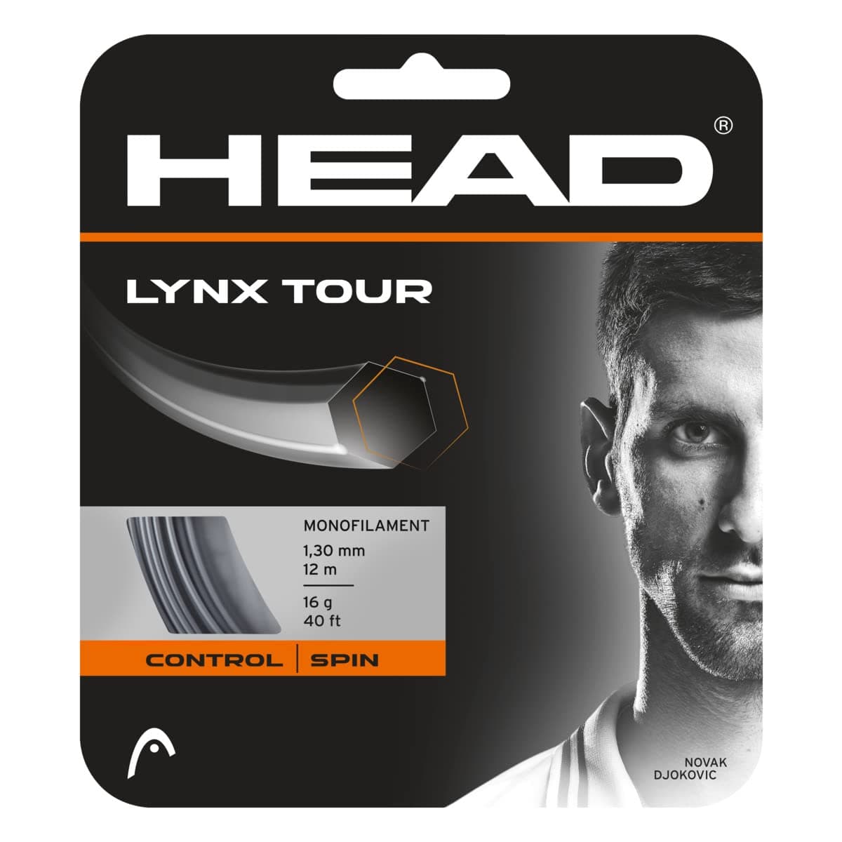 Lynx Tour Tennis String, 17L (Grey)