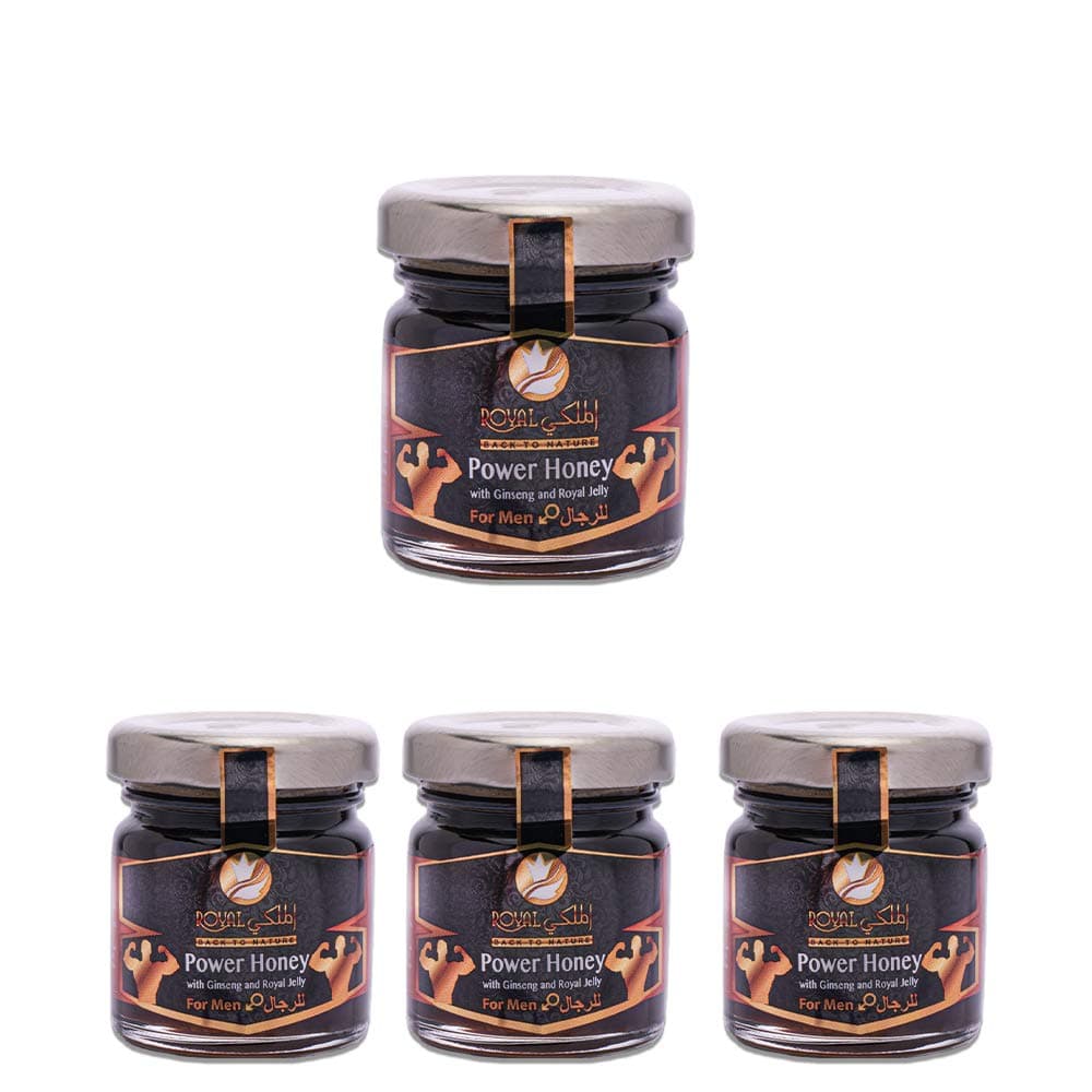 AL MALAKY 100% Pure Honey, Natural Sider Honey, Boost Metabolism, Power Honey - 50g (4 Pieces)