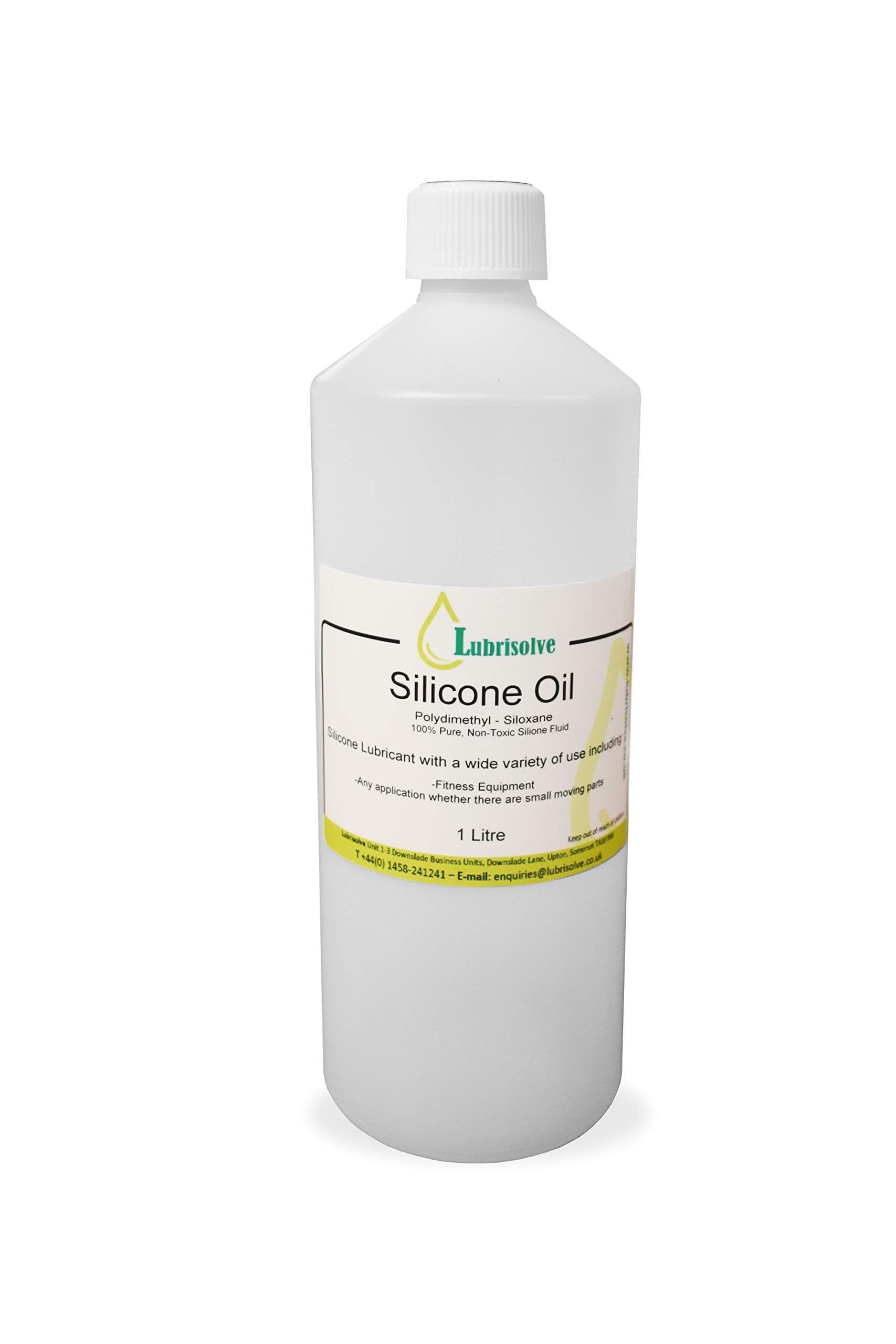 Silicone Oil 100% Pure Clear & Non-Toxic Use for Fitness Equipment, Moving Parts (1 litre)