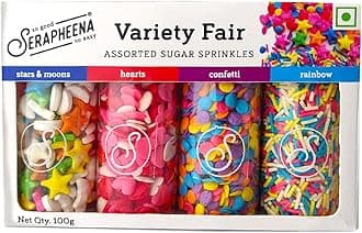 Sugar Sprinkles - Variety Fair, 100g | Cakes and Cupcakes Decoration Kit