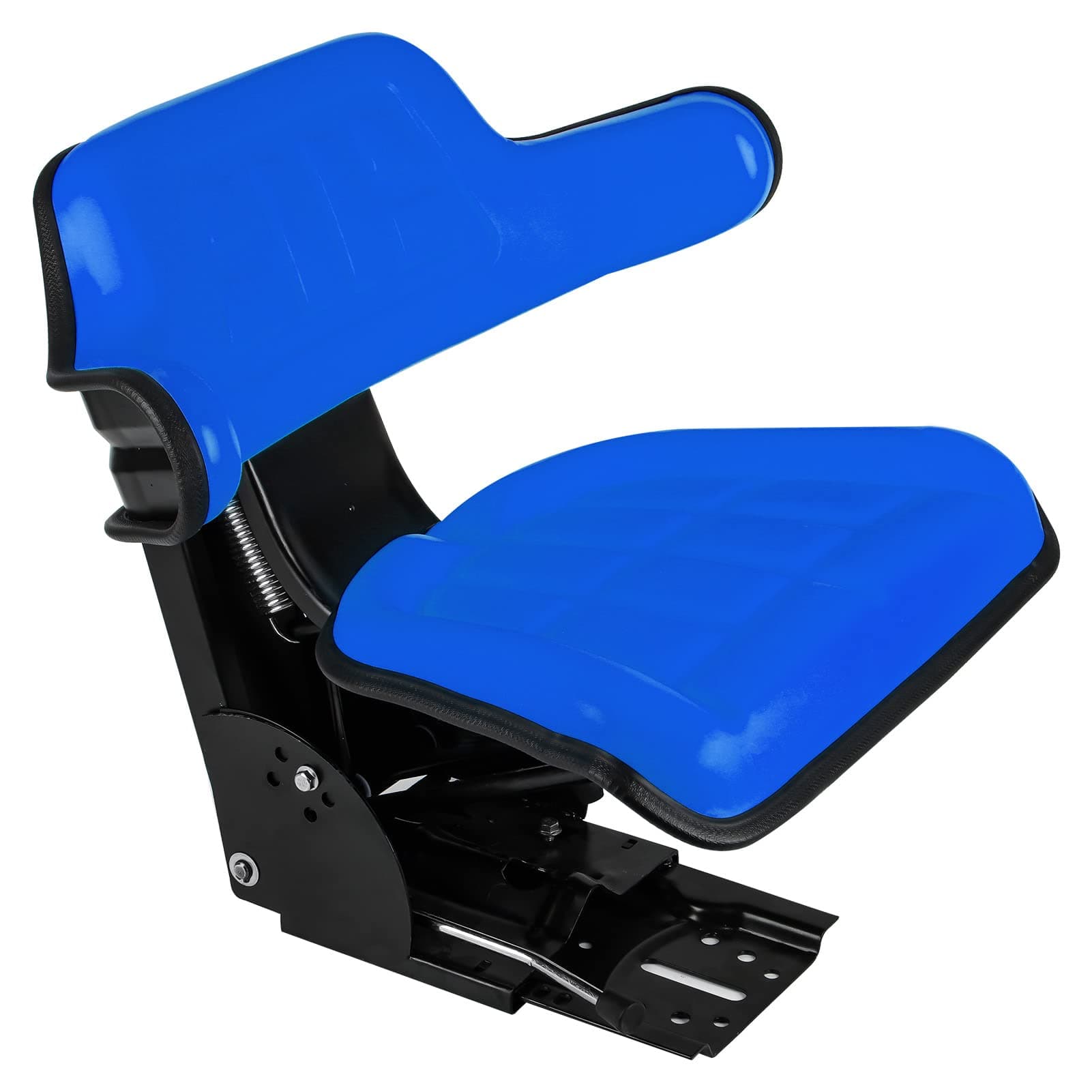 Tractor Suspension Seat With Tilt For Ford & New Holland 3900 3930 3910 4000 4100 4110 4330 4600 4610 5000 5100 5600 5610 5900 5910, Blue